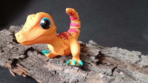 Mały Velociraptor 3D - obrazek 2
