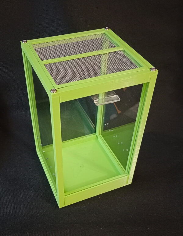 Terrarium PLEXI 5,6l (15*15*25) Green (light) - obrazek 2
