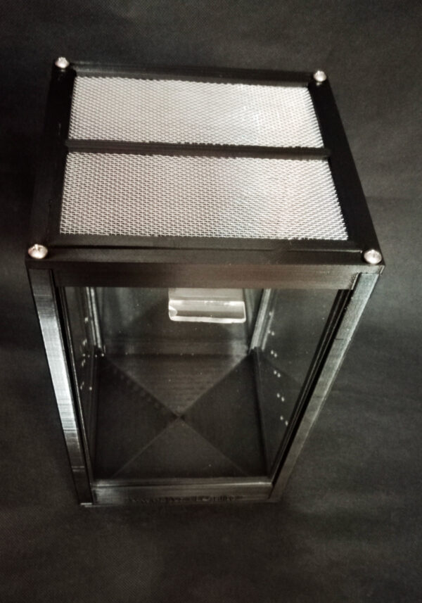 Terrarium PLEXI 5,6l (15*15*25) Black - obrazek 2