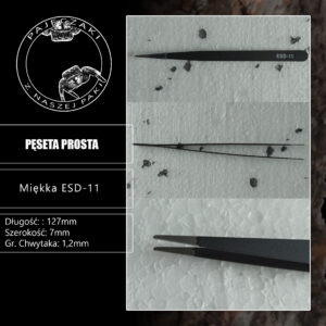 Pęseta prosta 12cm