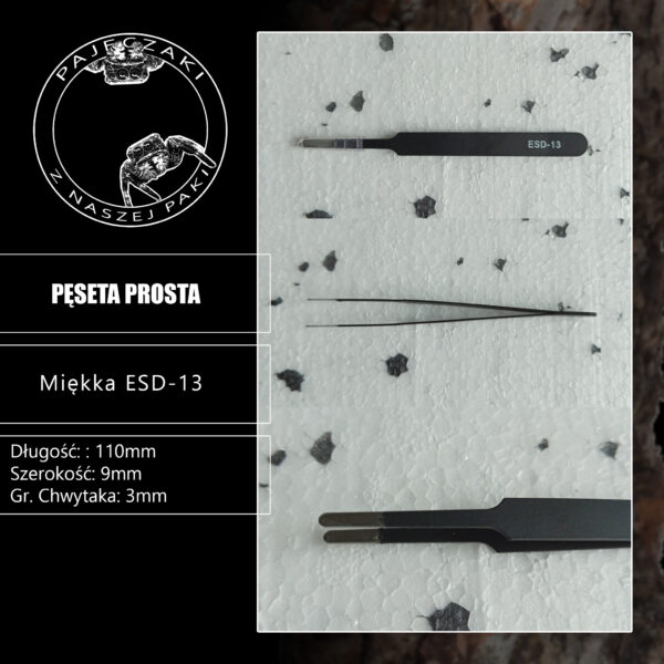 Pęseta prosta 11cm